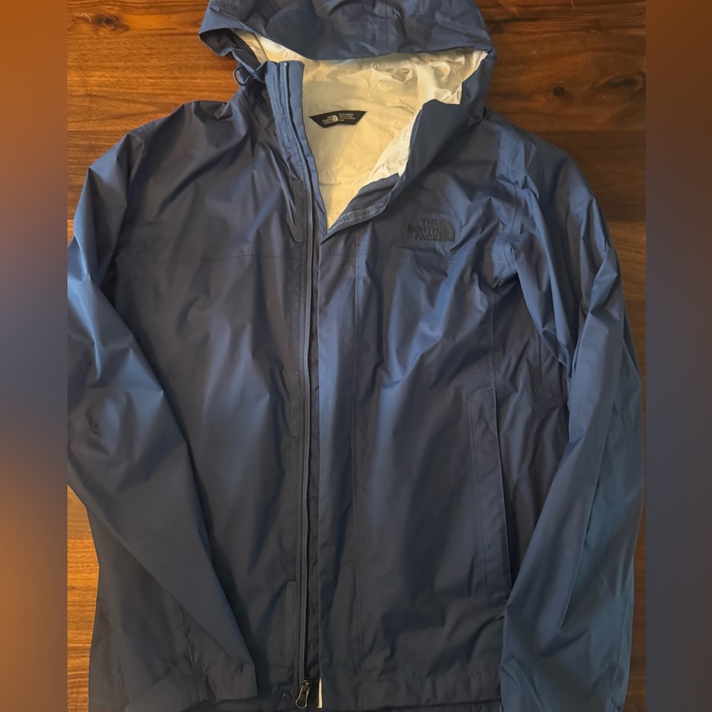 The North Face Men's Blue Rain Jacket